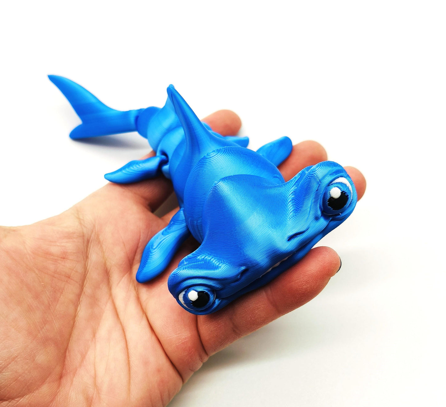 Adorable Articulated Hammerhead Shark Toy – Perfect for Ocean Lovers, Kids, and Unique Gift Enthusiasts