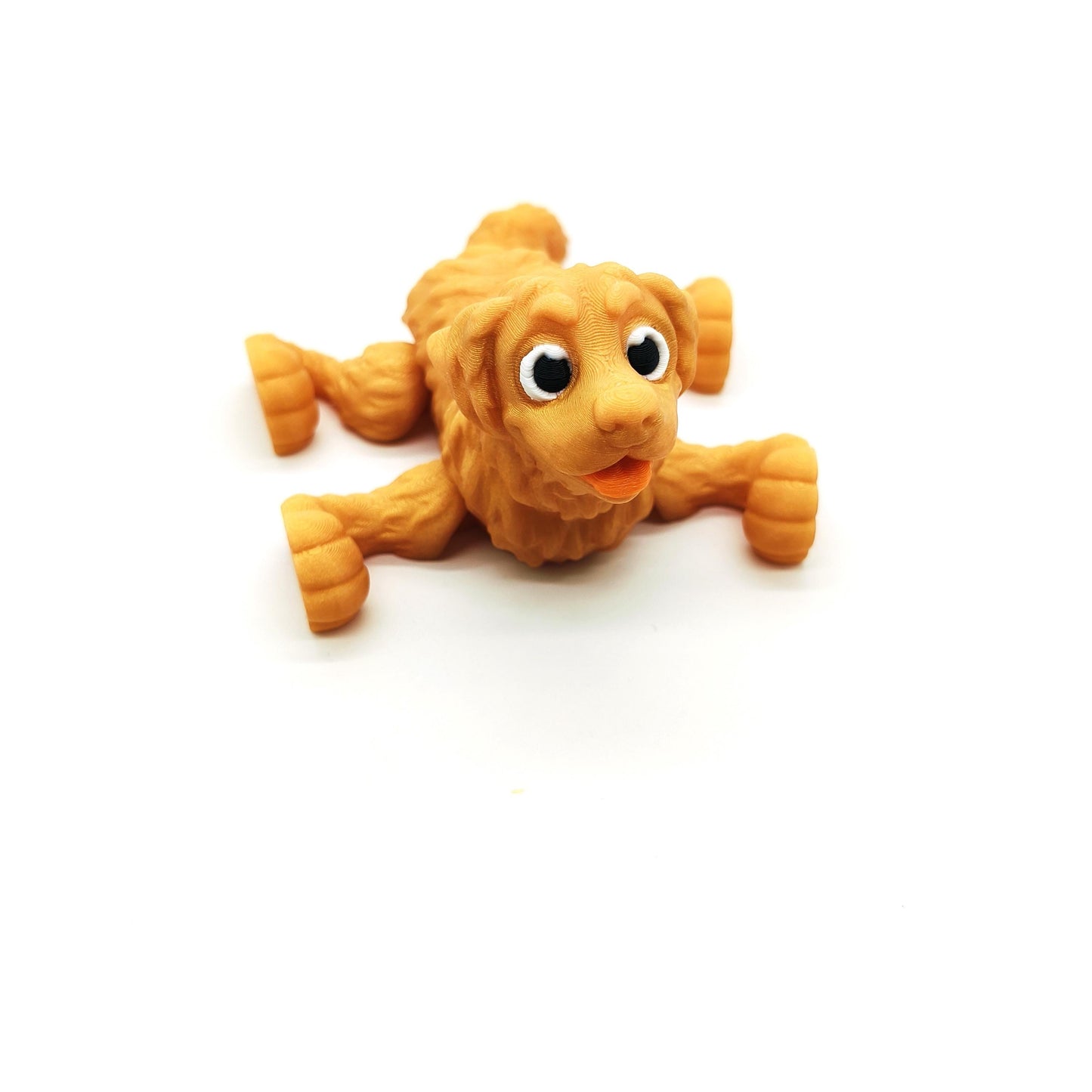 Golden Retriever Articulated Dog Figurine - Realistic Flexible Toy - Unique Gift for Dog Lovers, Kids, and Collectors