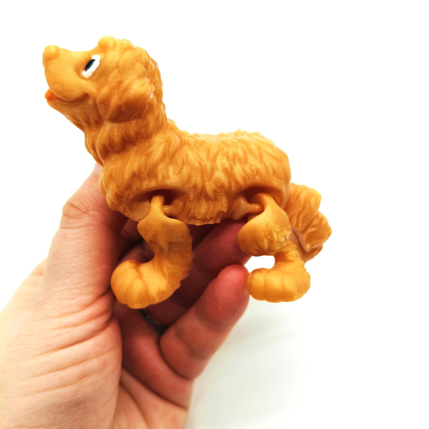 Golden Retriever Articulated Dog Figurine - Realistic Flexible Toy - Unique Gift for Dog Lovers, Kids, and Collectors
