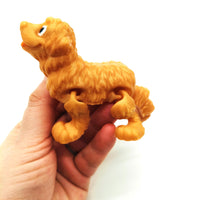 Golden Retriever Articulated Dog Figurine - Realistic Flexible Toy - Unique Gift for Dog Lovers, Kids, and Collectors