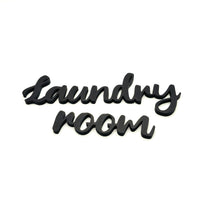 Laundry Room Wall Sign – Stylish Minimalist Home Decor for Laundry Spaces, Wall Lettering for Organizing and Decorating Your Laundry Area