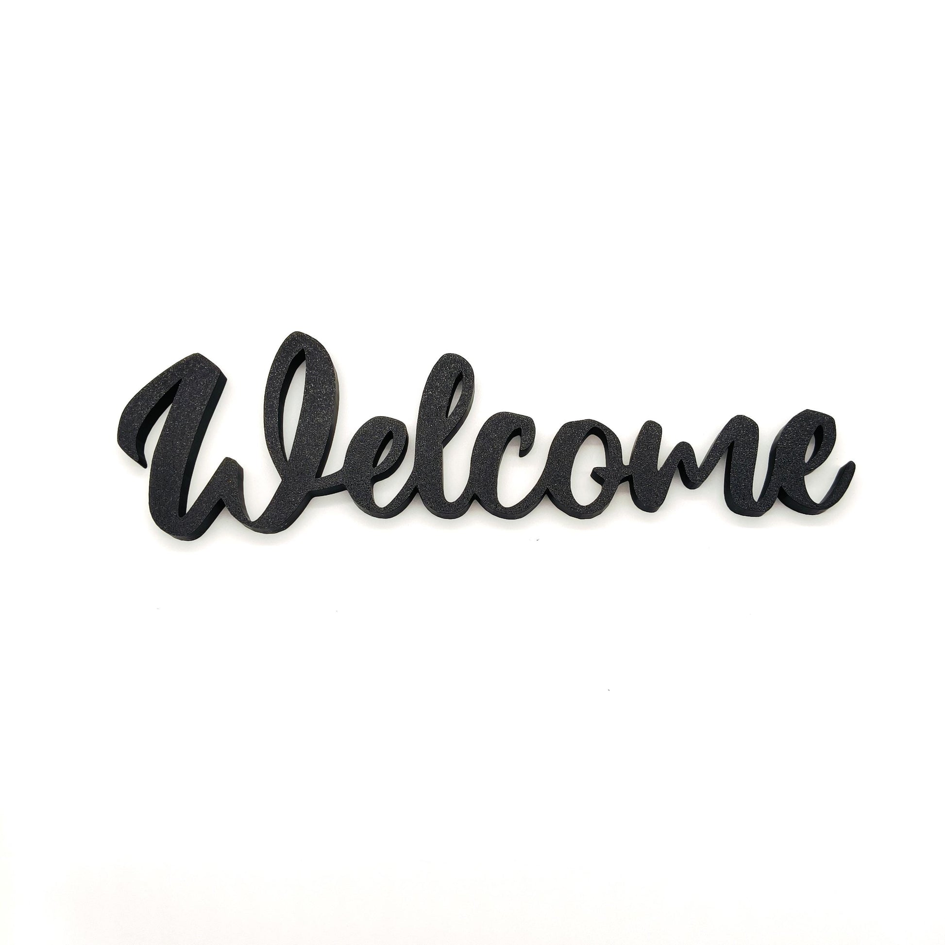Elegant 'Welcome' Wall or Door Sign - Perfect for Modern and Classic Home Décor Styles