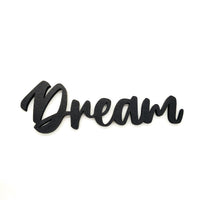 Elegant 'Dream' Wall or Door Sign - Perfect for Modern and Classic Home Décor Styles