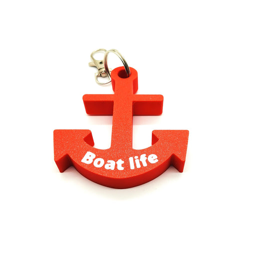 Boat life anker, Anchor Key Float, Perfect Gift for Boat Lovers, Floating Keychain for Keys and Accessories, Gift for Boat Owner