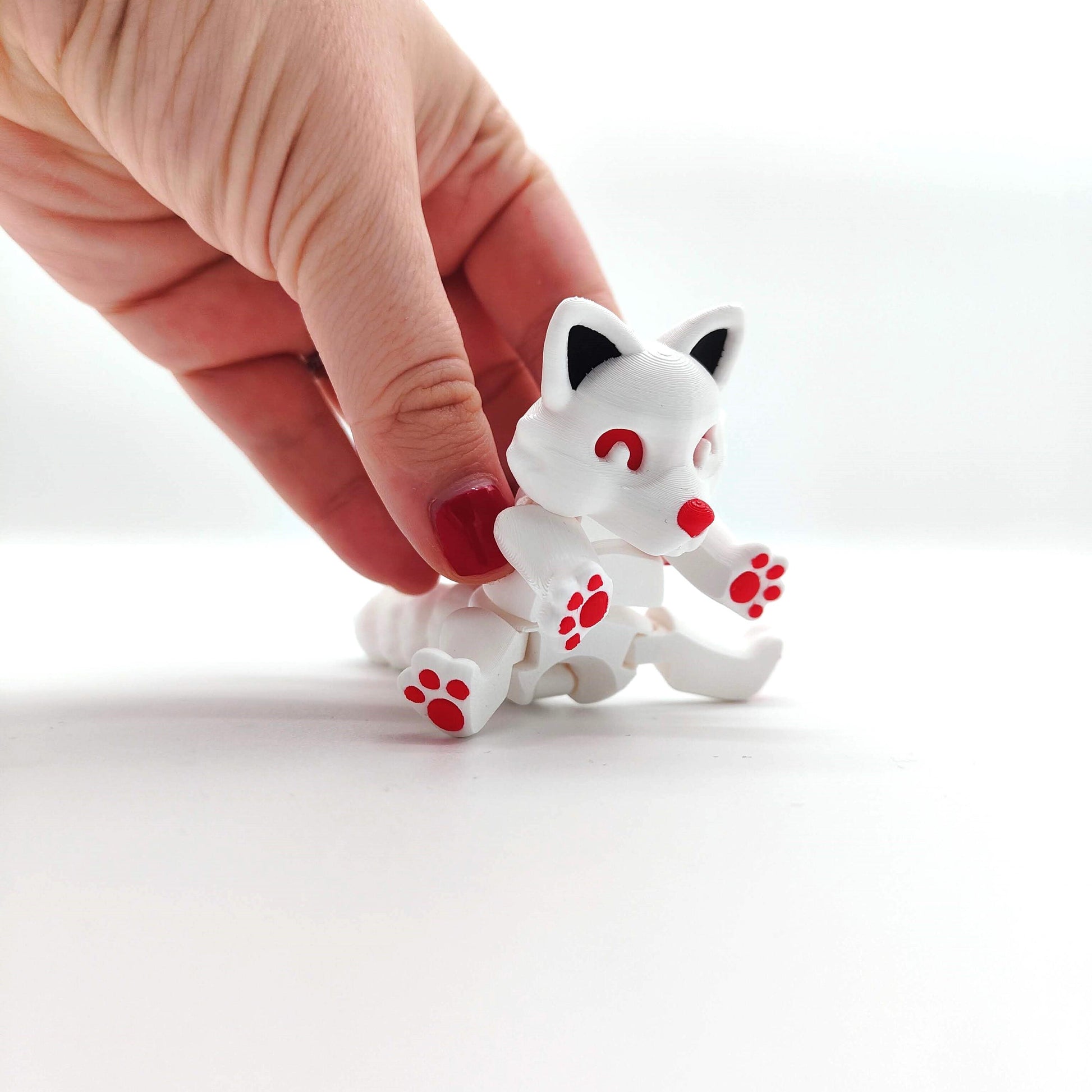 Articulated Fox – Flexible Articulated Animal, Desk Toy, Gift for Fox Lovers, Cute Desk Decor - Fidget Toy