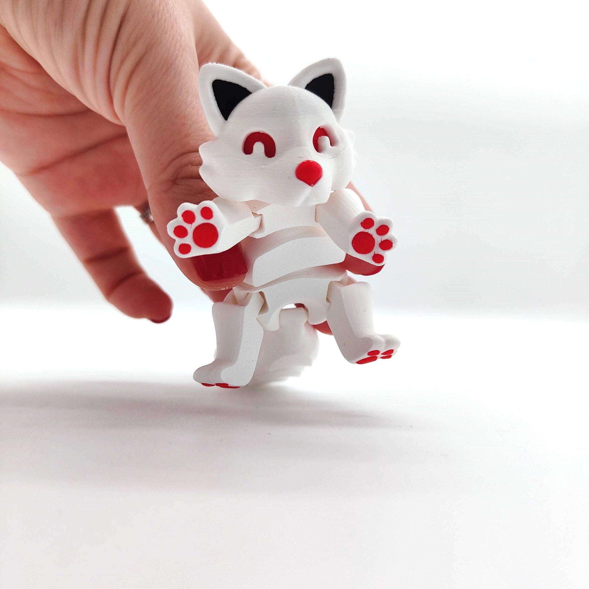 Articulated Fox – Flexible Articulated Animal, Desk Toy, Gift for Fox Lovers, Cute Desk Decor - Fidget Toy