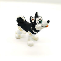 Articulated Husky Dog - Unique Gift for Animal Lovers, Dog Owners and Collectors – Cute Desk Decor or Personalized Keepsake