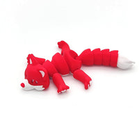 Articulated Fox – Flexible Articulated Animal, Desk Toy, Gift for Fox Lovers, Cute Desk Decor - Fidget Toy