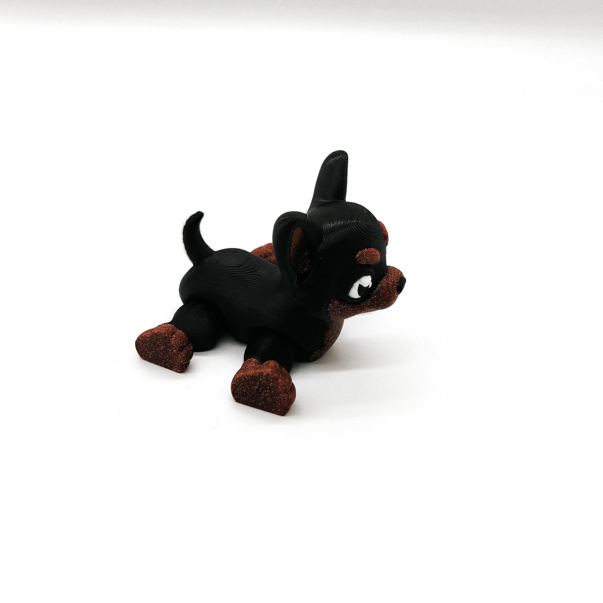 Articulated Chihuahua Figurine – Flexible Dog Figurine – Cute Puppy Gift – Fidget Desk Decor for Dog Lovers & Collectors