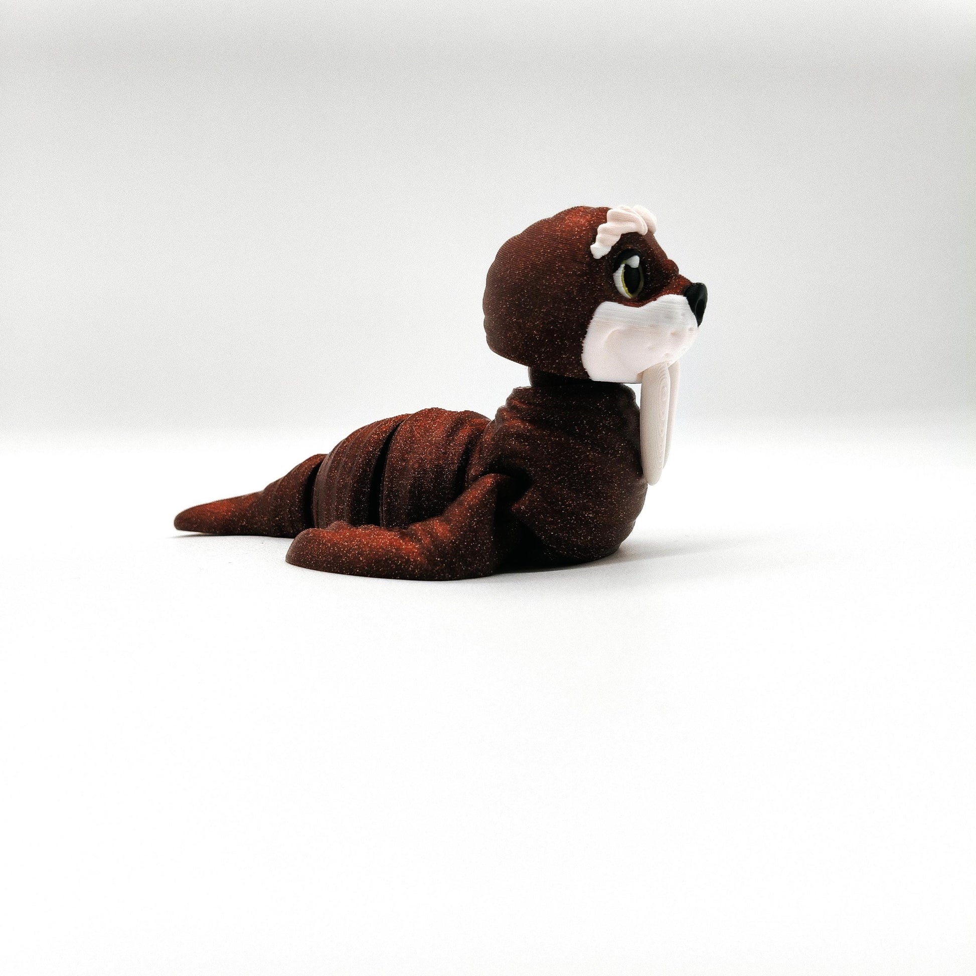 Articulated Walrus Figurine – Fidget Animal Gift – Cute Walrus Figurine – Unique Desk Toy – Fun Gift for Ocean Lovers