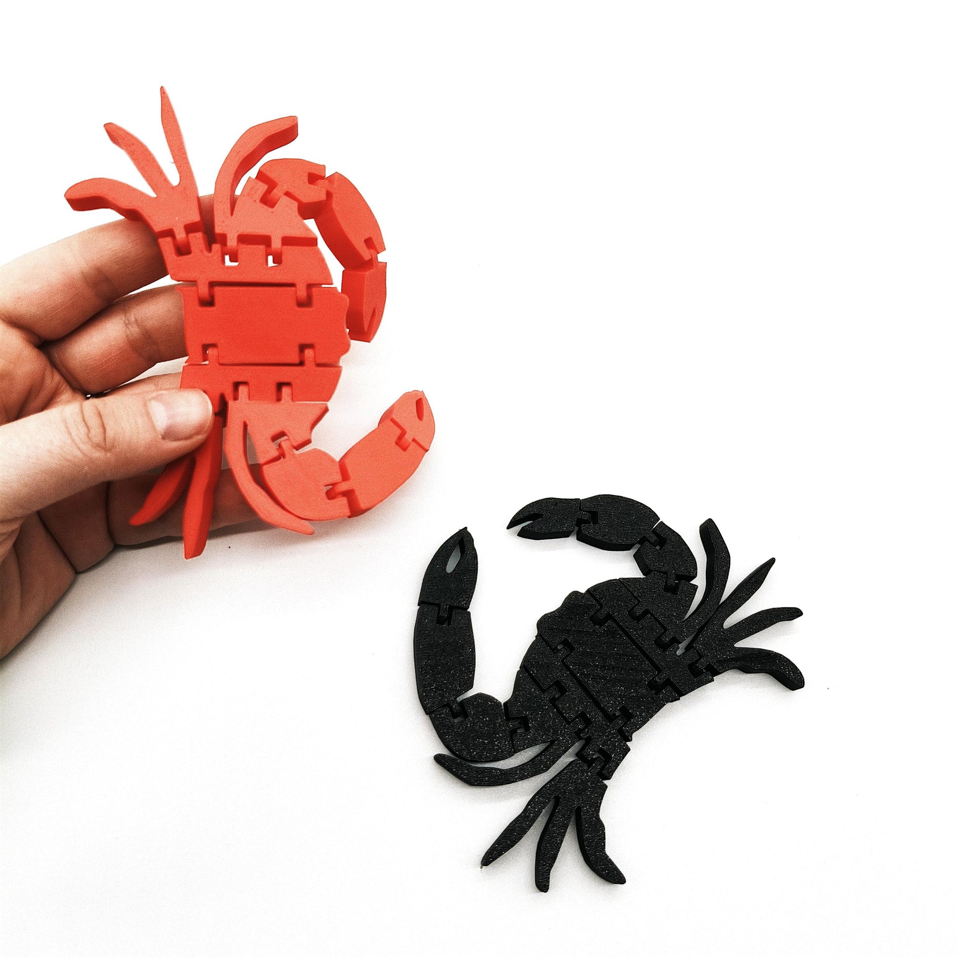 Articulated Crab – Flexible Fidget Crab, Moving Legs & Claws – Ocean Animal Gift, Desk Decor, Unique Sensory Toy for Adults