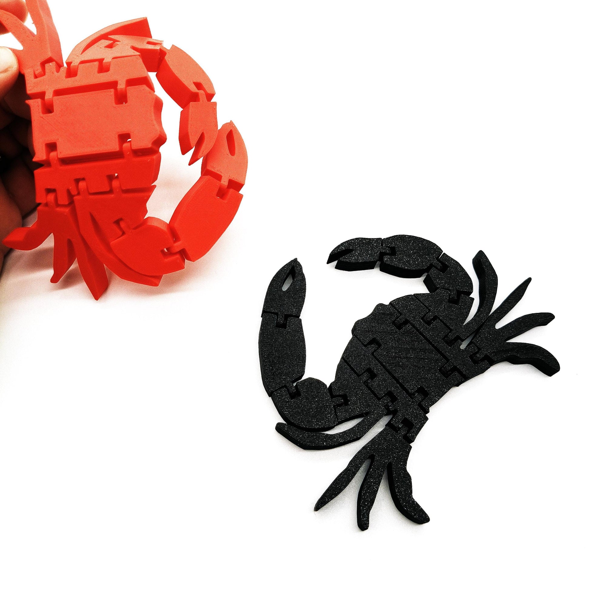 Articulated Crab – Flexible Fidget Crab, Moving Legs & Claws – Ocean Animal Gift, Desk Decor, Unique Sensory Toy for Adults
