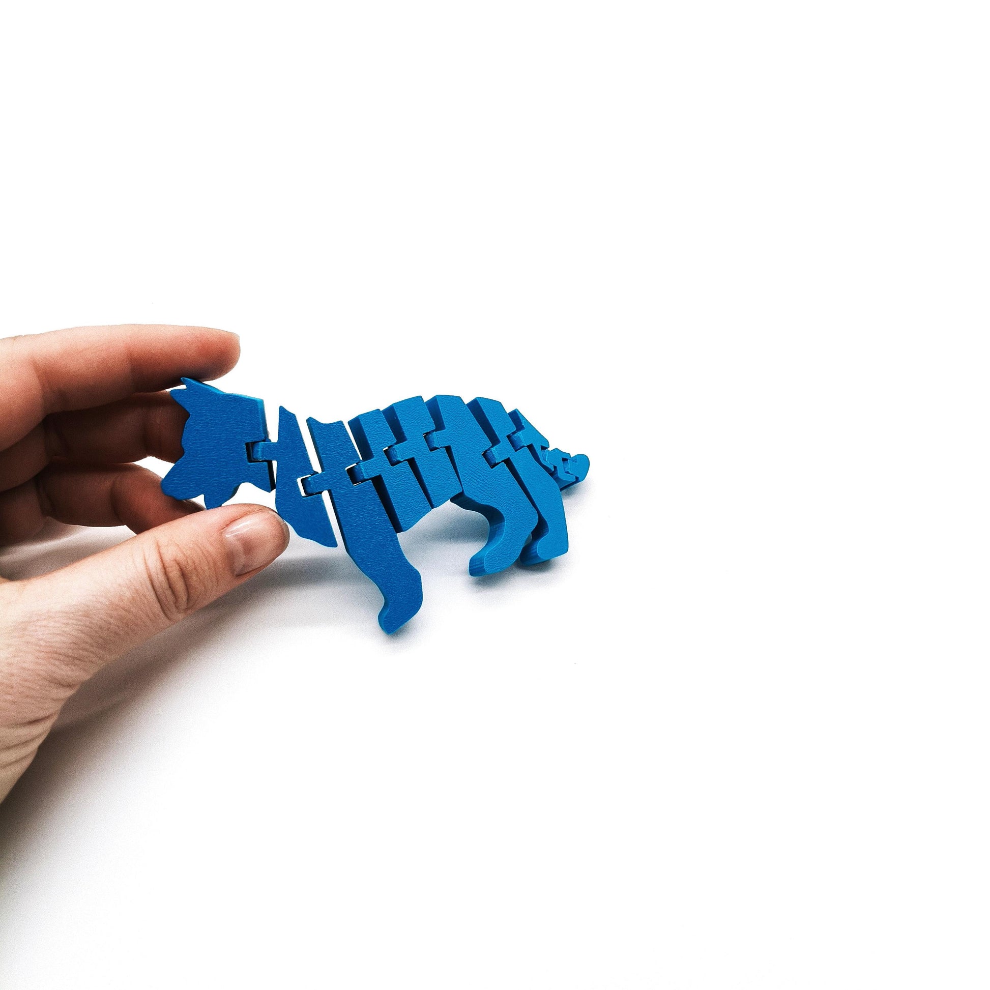 Articulated Shepherd Dog - Flexible Movable Dog Figurine - Cute Puppy Gift - Desk Decor for Dog Lovers, Unique Sensory Toy for Adults