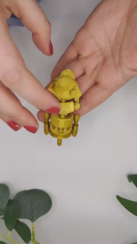 The Lazy Dog, Flexi Articulated Animal, Toy,  Home Decor,  Dog Ornament,  Desk Pet,  Unique Toy - 3D Printed - Fidget Toy