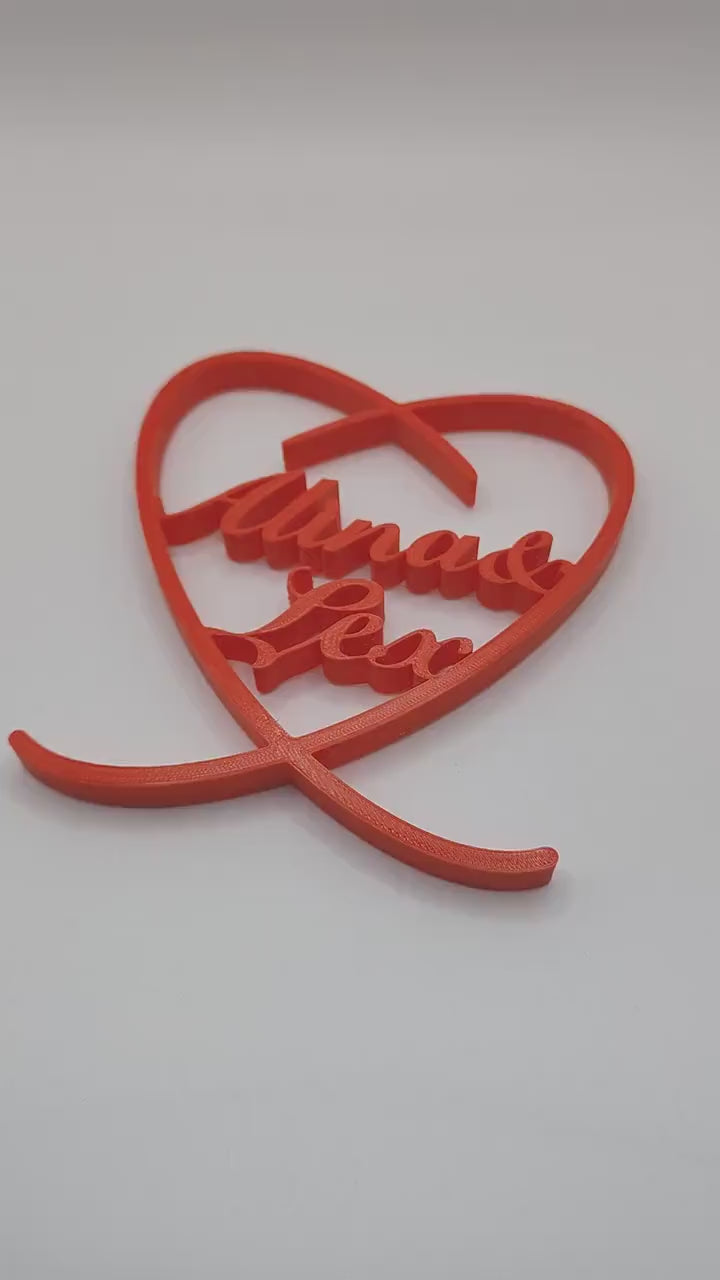 Love Custom Sign | Personalized Name Sign | Heart for couples| Valentine's Day gift| wedding gift| Love Home Decor | Anniversary Gift