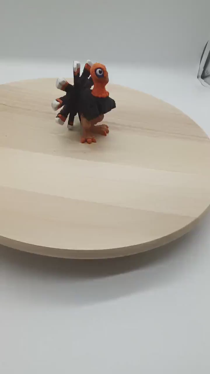 Articulated Turkey - Fun Thanksgiving Table Decoration - Fully Poseable Animal Figurine - Unique Holiday Gift for Kids and Adults
