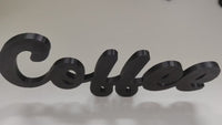 3D text Coffee sign, wall letters plastic sign, coffee sign, gift for coffee lover, coffee corner decoration
