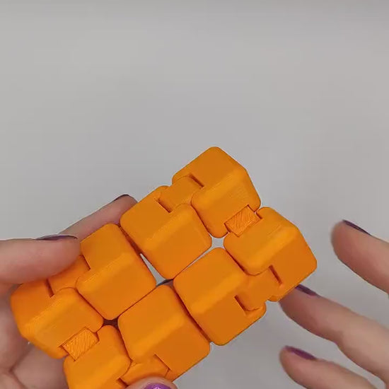 Infinity cube Fidget Toy | 3D Printed Fidget Desk Toy | ADHD Tinker Toy, Autism Sensory Tool | anxiety tool