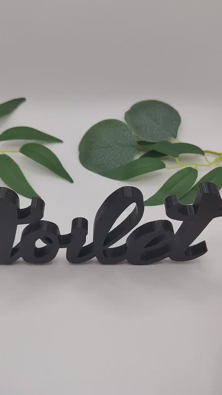 Toilet sign, door plastic sign, bathroom sign for your home, airbnb or your hotel