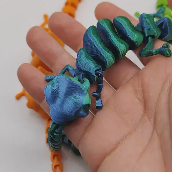 Articulated chameleon | Gift | Flexi Fidget Toy | 3D printing | Chameleon | Anti stress desk pet