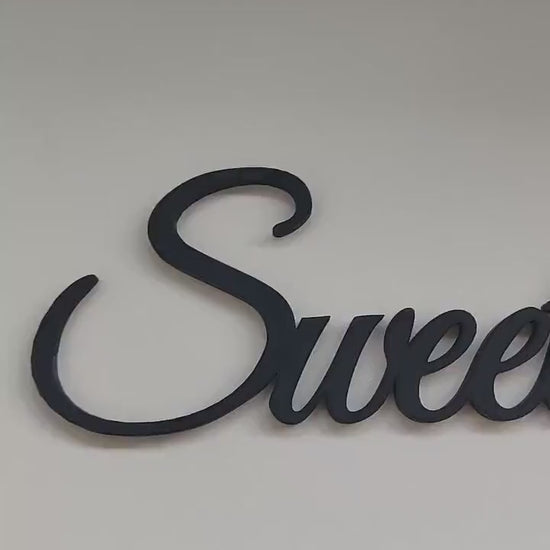 Sweet Dreams sign, wall plastic sign, bedroom / nursery sign, housewarming gift