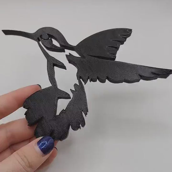 Hummingbird 3D printed Wallart Nursery Decor | Wall decoration | Home design | Humming Bird