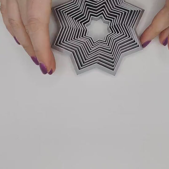 Star Tornado Fidget Toy | 3D Printed Fidget Desk Toy | Sensory | ASMR | ADHD Tinker Toy, Autism Tool | Fractal anxiety tool | Stress Relieve