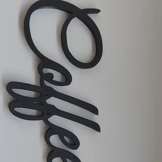 Coffee corner sign, wall plastic sign, coffee sign, gift for coffee lover, coffee bar decoration