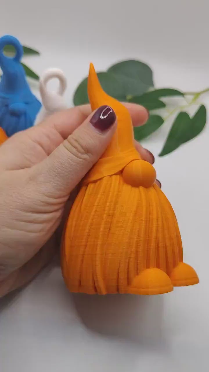 Gnome, 3D Printed Gnome, Large Gnome, Desk Ornament | christmas tree decoration