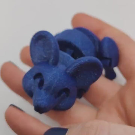 Flexi mouse | Gift | 3d Printed | Articulated Flexible | Custom Fidget Toy,  Desk Pet,  Unique Toy - Fidget Toy
