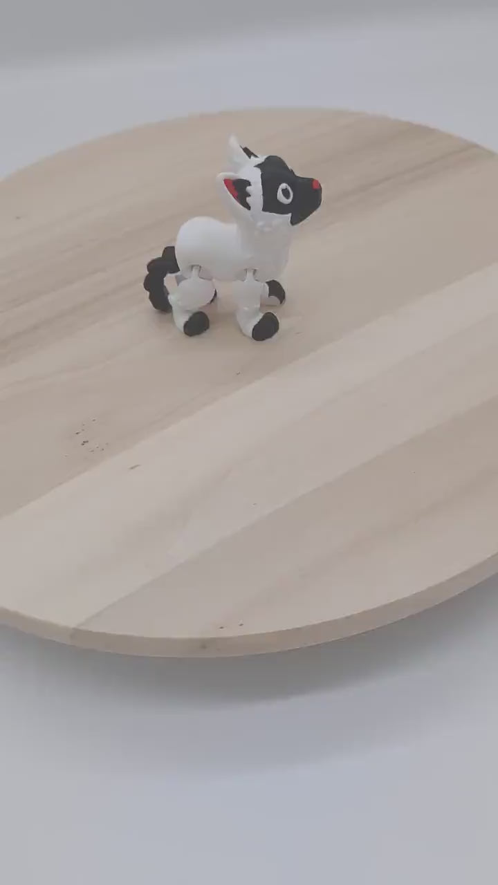 Siamese Black and White Cat Figurine - Cute Animal Toy - Unique Collectible Gift for Cat Lovers, Perfect Home Decor, Desk Companion