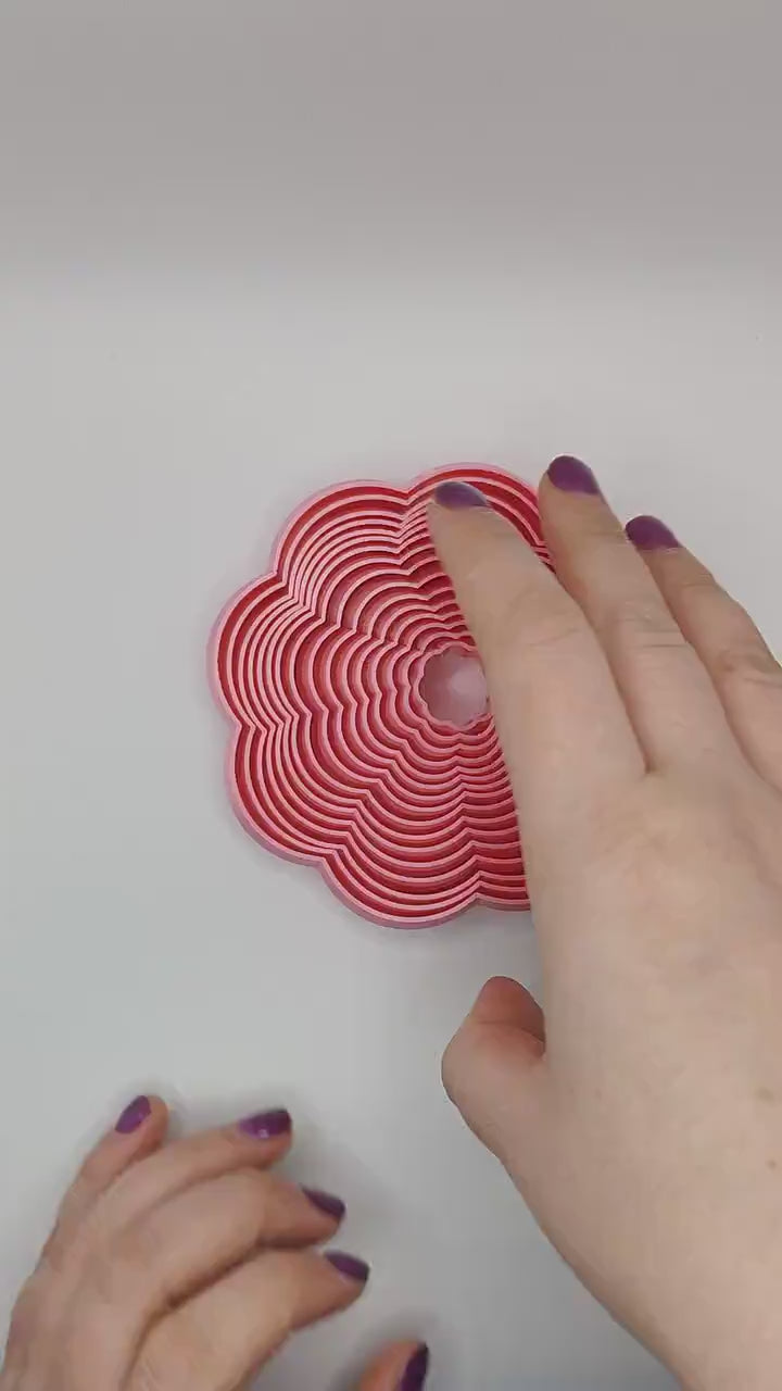 Fractal  Tornado Fidget Toy | 3D Printed Fidget Desk Toy | Sensory | ASMR | ADHD Tinker Toy, Autism Tool | anxiety tool | Stress Relieve