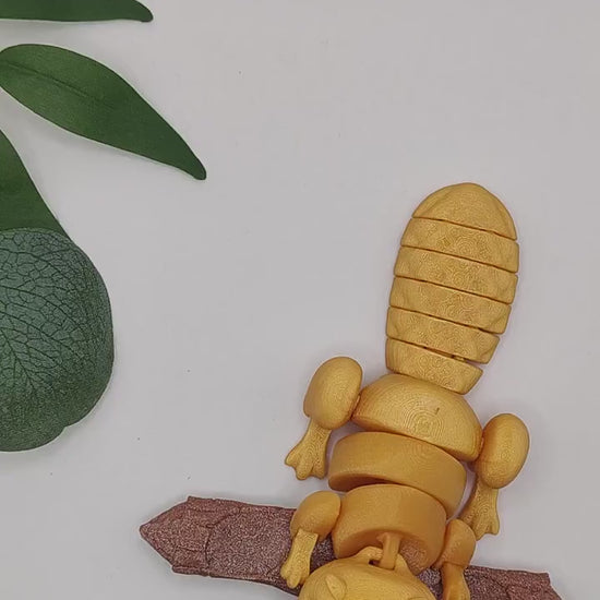 Beaver articulated | 3d Printed | Articulated Flexible | Custom Fidget Toy,  Desk Pet,  Unique Toy - Fidget Toy