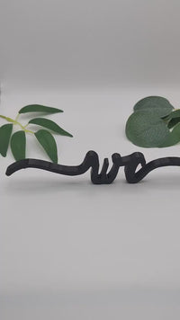 Elegant Bathroom Sign, WC cursive, Perfect for Enhancing the Aesthetic and Functionality of Your Home, Airbnb, Boat, Camper or Hotel